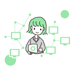 ネットワークのイラスト