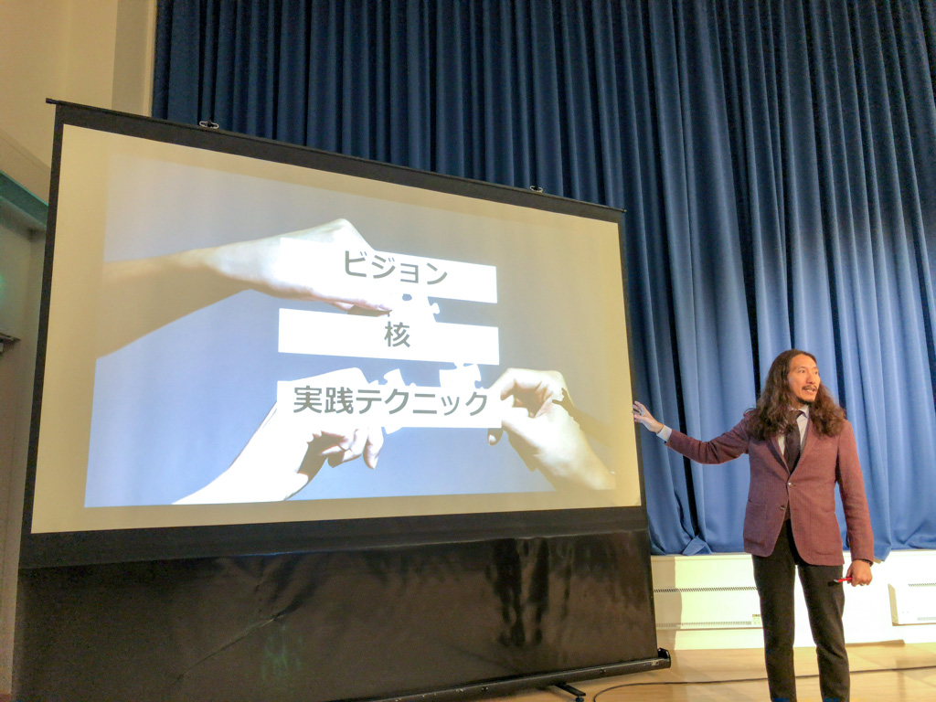 「ビジョン」「核」「実践テクニック」