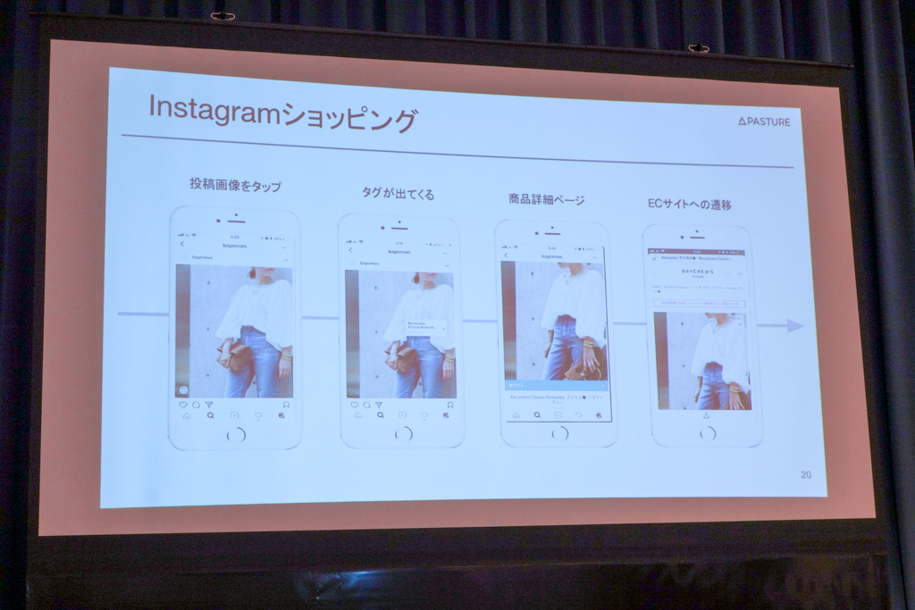 Instagramショッピング画像