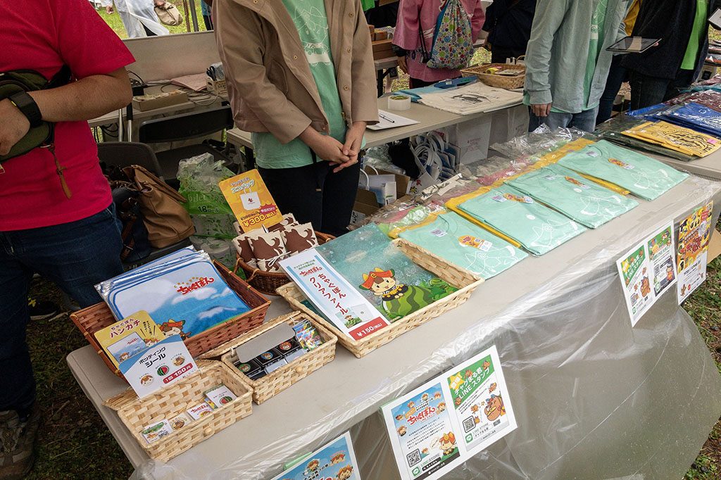 ずらりと並ぶ、ぴーぷる商品