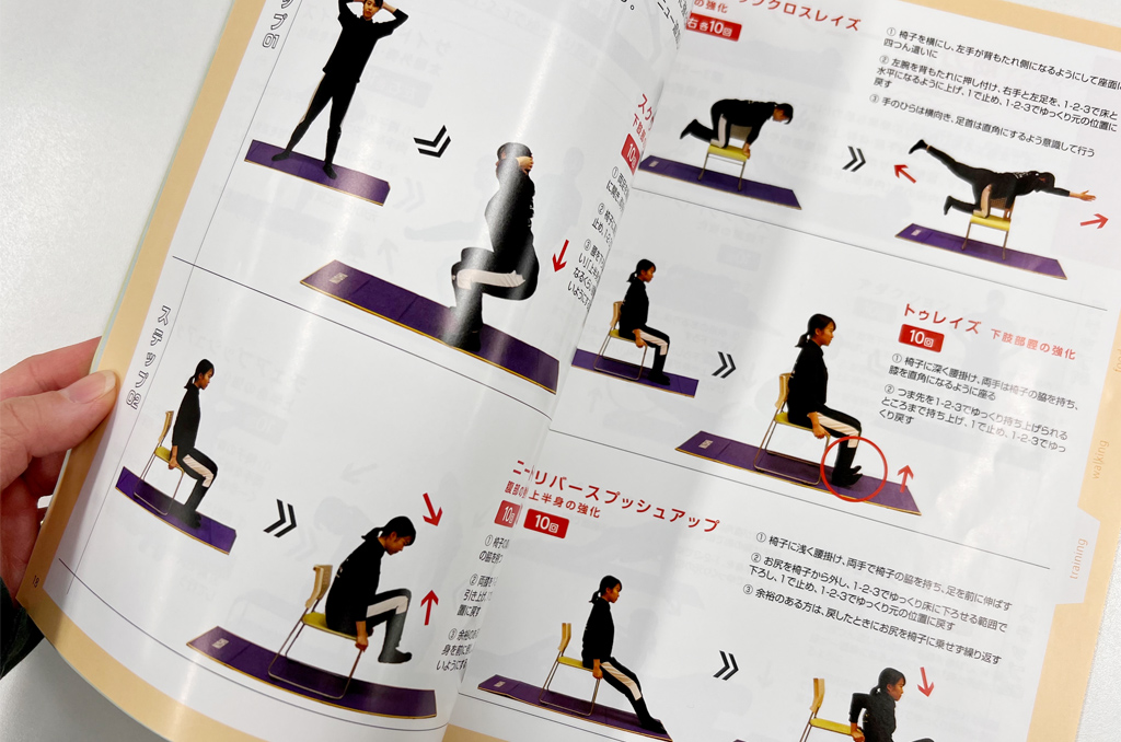 健幸生活応援BOOK 実技のページ